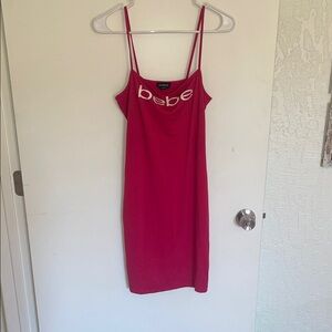 Bebe Pink Mini Dress